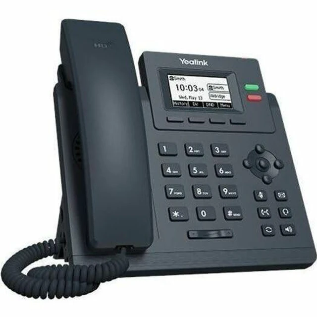 Alt view image 2 of 3 - Yealink SIP-T31G IP Phone Corded Corded Wall Mountable Classic Gray