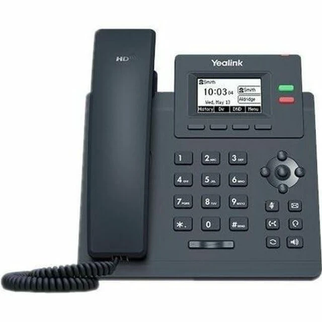 Alt view image 3 of 3 - Yealink SIP-T31G IP Phone Corded Corded Wall Mountable Classic Gray