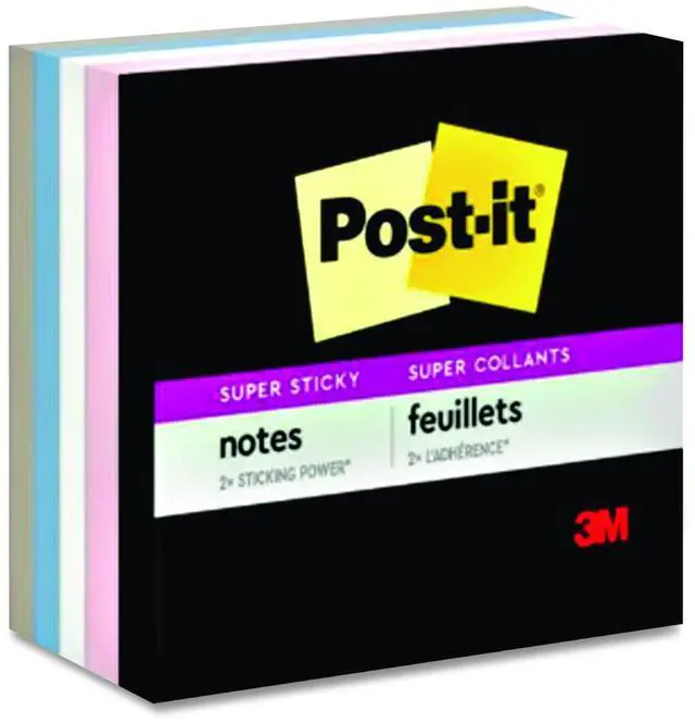 Main image of Pads in Simply Serene Colors Unruled 3 x 3 2 Pads of 45 Sheets 1 Pad of 35 Sheets 3 Pads/Pack 3321SSNE