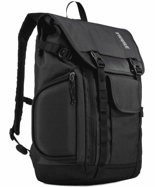 Main image of Thule Subterra TSDP115 Carrying Case (Backpack) for 10.1" to 16" Apple MacBook - Dark Shadow - Nylon Body - Shoulder Strap - 18.5" Height x 11" Width x 13" Depth - 6.60 gal Volume Capacity - 3205289