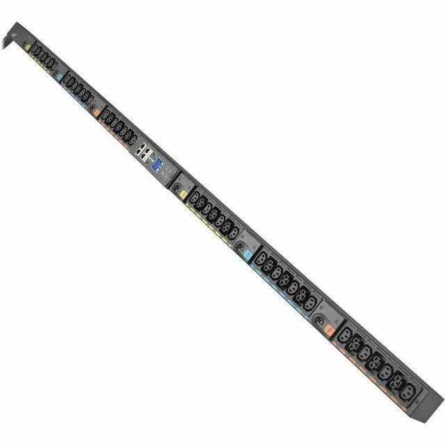 Alt view image 6 of 6 - Eaton G4 42-Outlets PDU - Managed - 460P9W - 24x IEC 60320 C13 - 18x IEC 60320 C39 - 230 V AC - Network (RJ-45) - 6 ft (1.83 m) Cord Length - 0U - Vertical - EVMA4609X-06