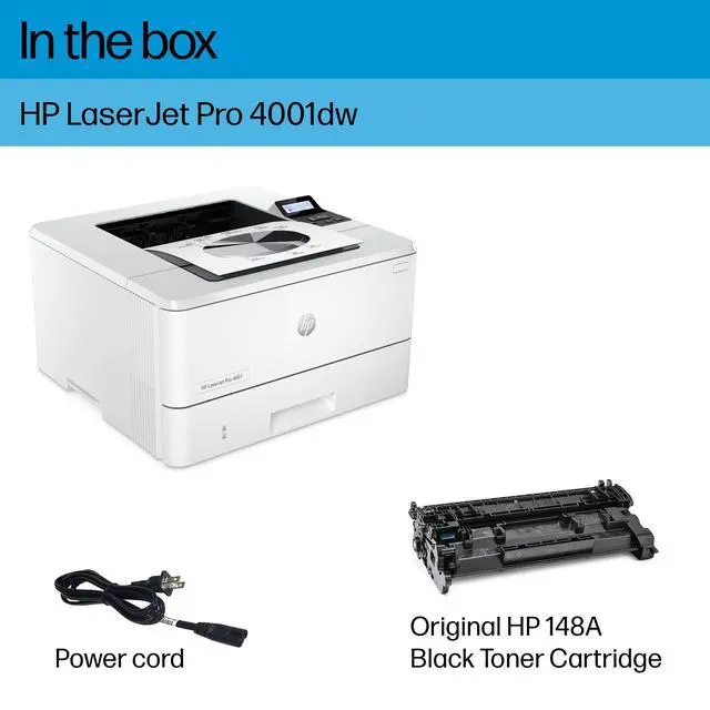 Alt view image 6 of 7 - HP LaserJet M209dw Desktop Wireless Printer Monochrome 6GW62FBGJ