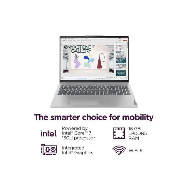 Alt view image 3 of 7 - NEW LENOVO IDEAPAD SLIM 5 16IRU9 NOTEBOOK INTEL CORE 7 (I7) 150U 10C 16GB 512GB