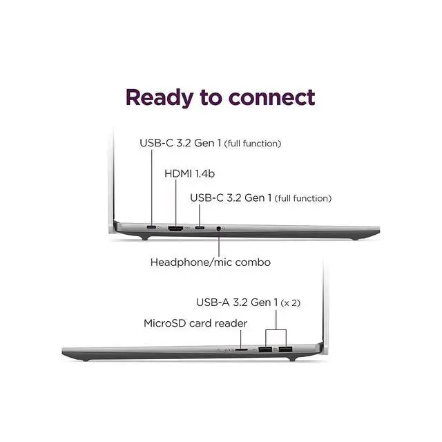Alt view image 7 of 7 - NEW LENOVO IDEAPAD SLIM 5 16IRU9 NOTEBOOK INTEL CORE 7 (I7) 150U 10C 16GB 512GB