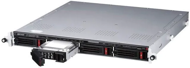 Alt view image 6 of 7 - BUFFALO TeraStation WS5420RN 4-Bay Windows Server IoT 2025 Rackmount NAS 48TB 4x12TB HDD Included TAA Compliant