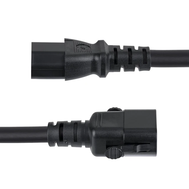 Alt view image 4 of 5 - 10FT HEAVY DUTY POWER CORD TAA LOCKING C14 TO C13 EXTENSION CORD