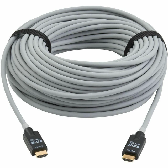 Main image of Eaton Tripp Lite series High-Speed Armored HDMI Fiber Active Optical Cable HDMI 2.1 8K 60 Hz 48 Gbps HDR M/M Black 40M