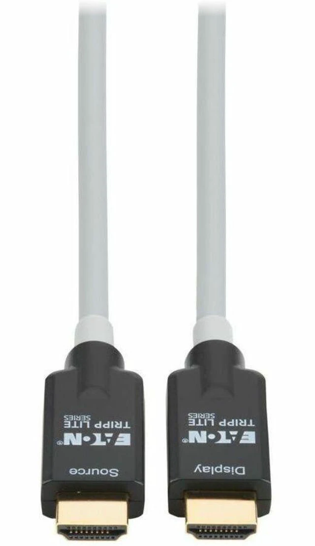Main image of Eaton Tripp Lite series High-Speed Armored HDMI Fiber Active Optical Cable HDMI 2.1 8K 60 Hz 48 Gbps HDR M/M Black 20M