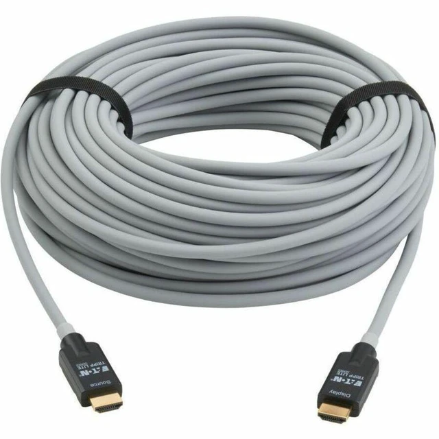 Main image of Eaton Tripp Lite series High-Speed Armored HDMI Fiber Active Optical Cable HDMI 2.1 8K 60 Hz 48 Gbps HDR M/M Black 30M