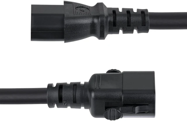 Alt view image 4 of 5 - 6FT HEAVY DUTY POWER CORD TAA LOCKING C14 TO C13 EXTENSION CORD
