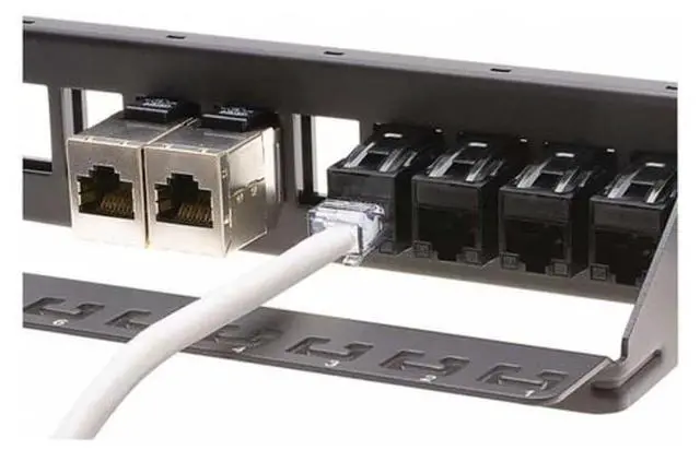 Alt view image 4 of 4 - Platinum Tools Keystone Coupler, Cat6, Shielded - 1 x RJ-45 Network Female - 1 x RJ-45 Network Female - 1