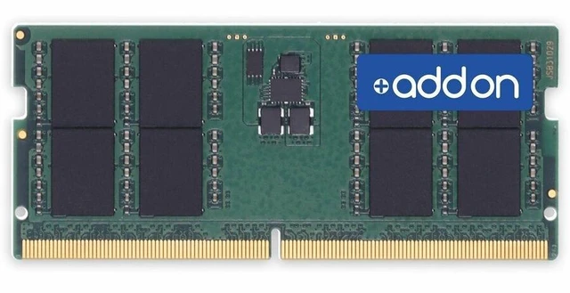 Main image of AddOn JEDEC Standard 8GB DDR5-5600MHz Unbuffered Single Rank x16 1.1V 262-pin CL46 SODIMM
