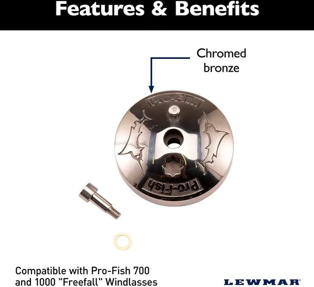 Alt view image 7 of 10 - Lewmar Pro-Fish Drive Cap Assembly Kit