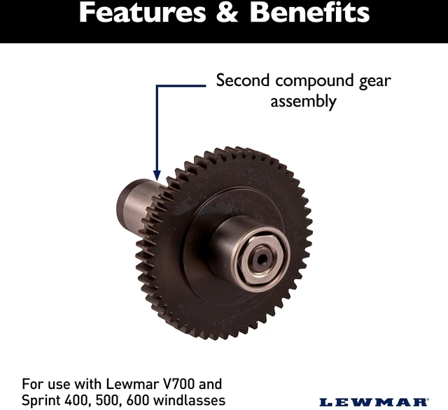 Alt view image 7 of 9 - Lewmar V700 Compound Gear Assembly