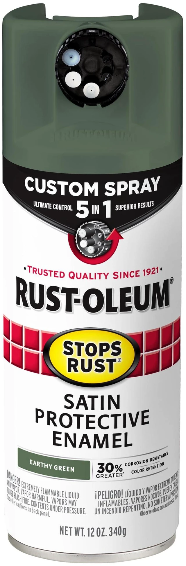 Main image of PAINT,5IN1 SPR,6-12OZ,GN