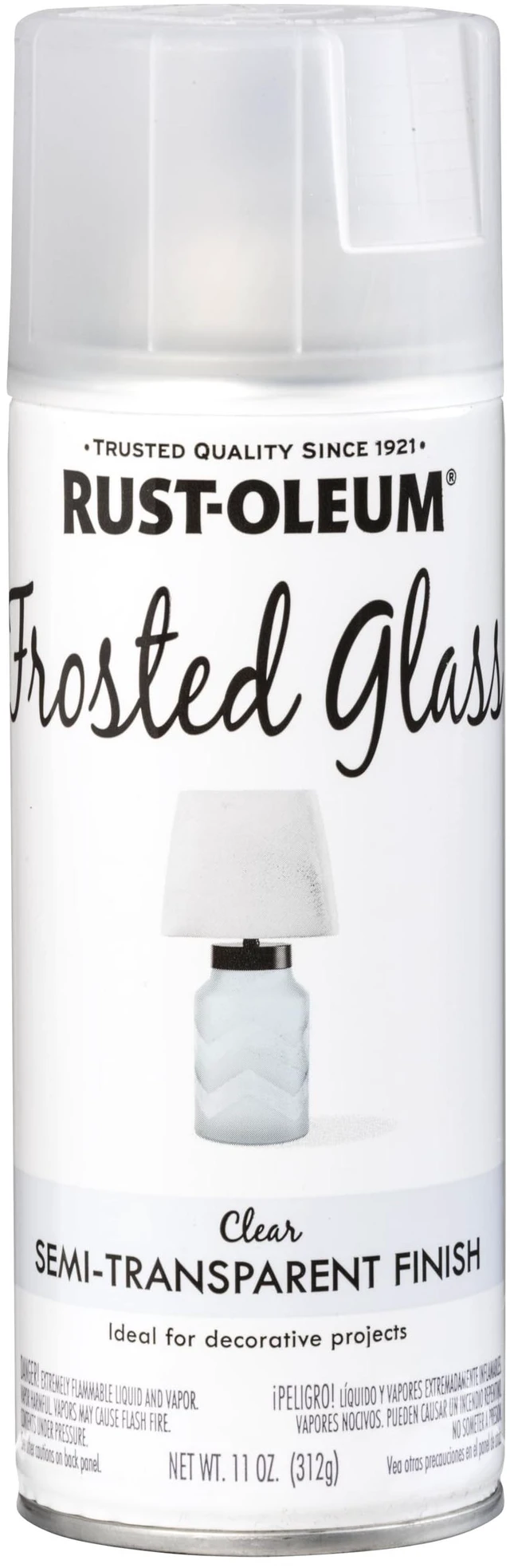 Alt view image 6 of 6 - 11 oz. Frosted Glass Spray Paint