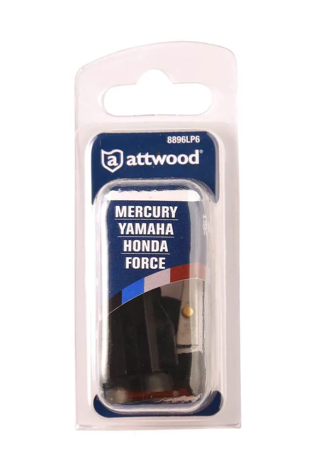 Alt view image 6 of 6 - Attwood 8896LP6 Acetal 3/8-Inch Barb Fuel Hose Female Tank Fitting for Yamaha