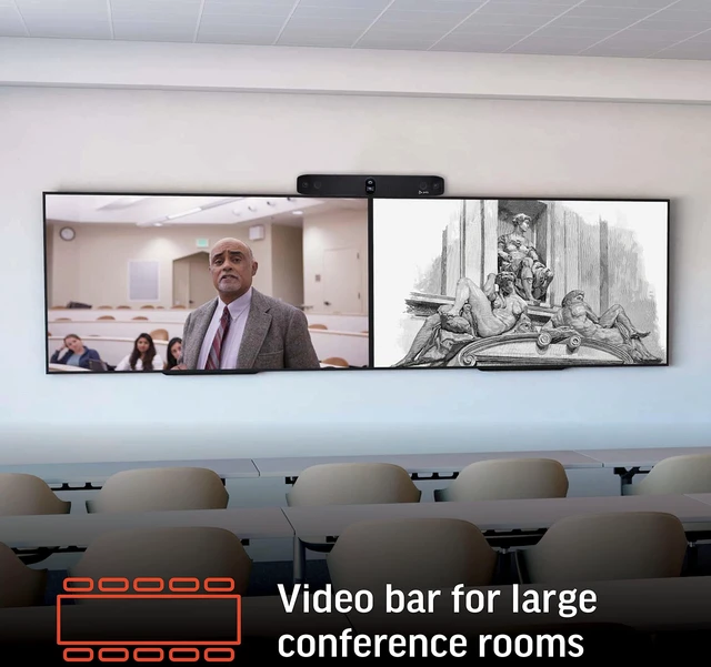Alt view image 5 of 7 - Poly Studio X70 Video Conference Equipment TAA Compliant 842Y1AA