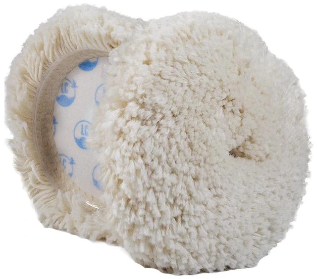 Main image of Lake Country Marine Wool Cutting Pad - White - 6.5" x 1.5"