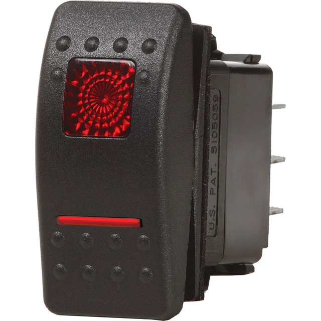 Alt view image 4 of 4 - Blue Sea 7931 Contura II Switch SPDT Black - ON-OFF-ON