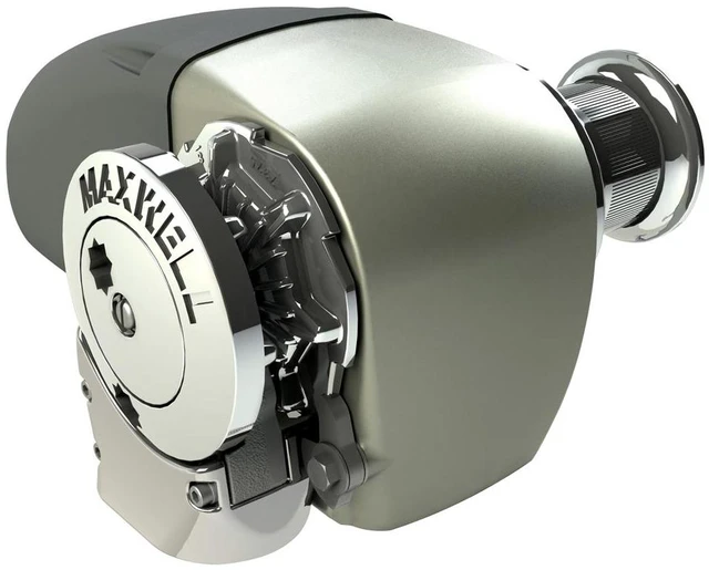 Main image of Maxwell HRC10 Horizontal Rope Chain Windlass - 12V Capstan 3/8" Chain, 5/8" Rope