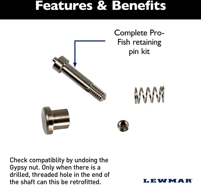 Alt view image 5 of 6 - Lewmar Pro-Fish Retaining Pin Kit