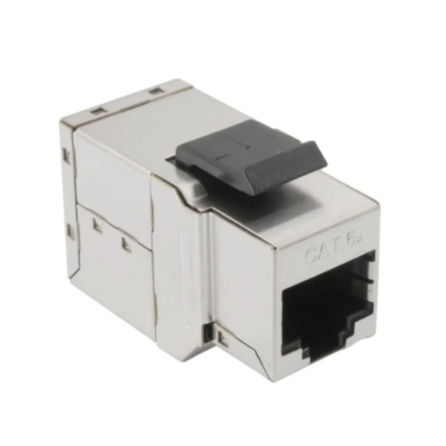 Alt view image 7 of 11 - Platinum Tools Cat 6a Shielded Keystone Coupler #771-1