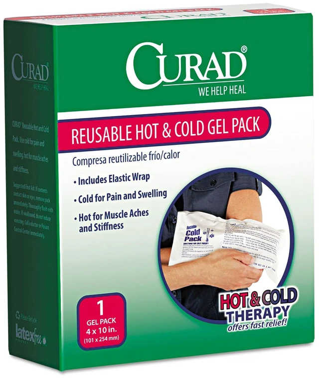 Main image of Reusable Hot and Cold Pack with Protective Cover CUR959