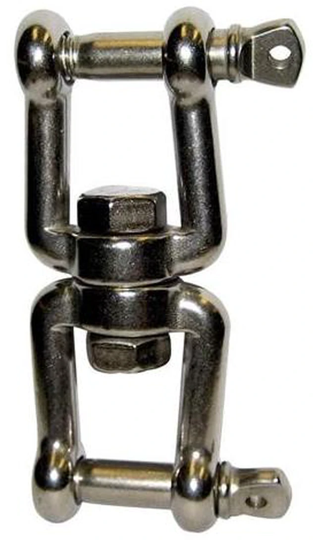Main image of Quick SW8 Anchor Swivel - 8mm Stainless Steel Jaw Jaw Swivel - f/11-16lb. Anchors