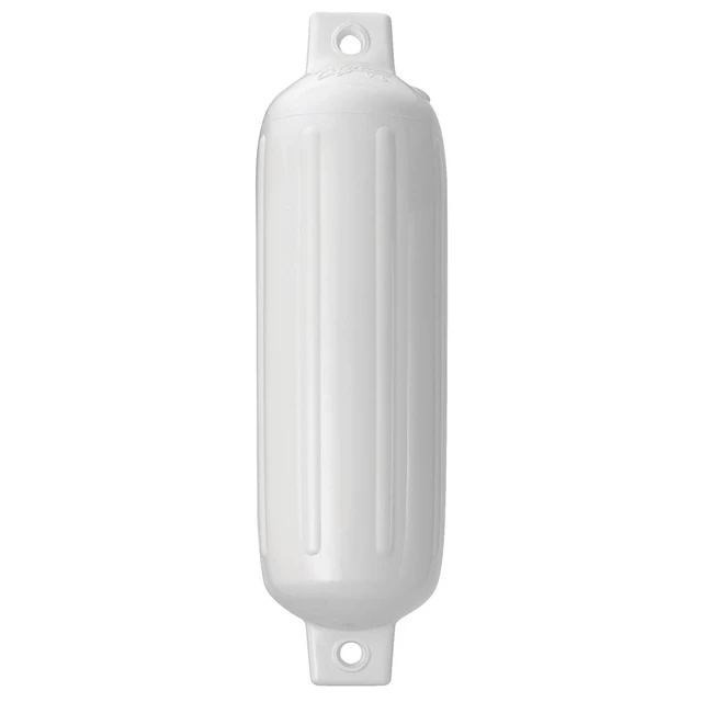 Alt view image 8 of 13 - Polyform G - 2 Twin Eye Fender 4.5 x 16 - White - G-2-WHITE