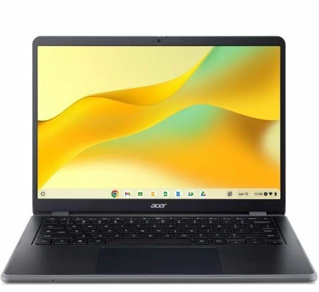 Alt view image 8 of 9 - Acer Chromebook 514 C937T C937T-P418 14" Touchscreen Rugged Clamshell Chromebook - WUXGA - 60 Hz - Intel N250 - 8 GB - 128 GB Flash Memory - English (US) Keyboard - Black - Intel Chip - 1920 x 12
