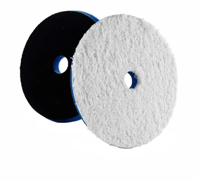 Main image of Lake Country HDO Heavy Cutting Microfiber Pad 6.5" - Blue Foam w/White Microfiber