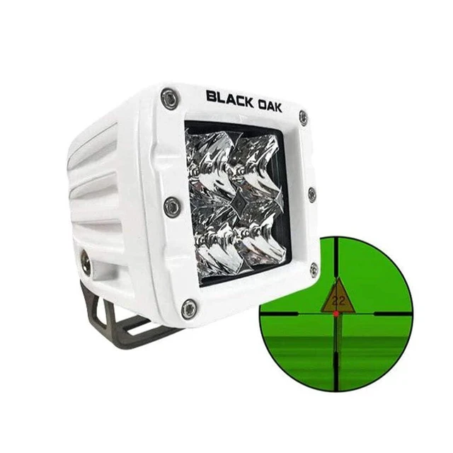 Alt view image 3 of 3 - Black Oak Pro Series Infrared 2" 850nm Flood Pod Light - White
