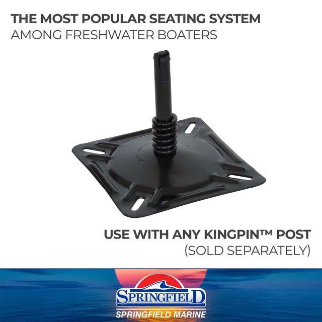 Alt view image 8 of 11 - Springfield KingPin&trade 7" x 7" Seat Mount w/Spring - E-Coat Finish