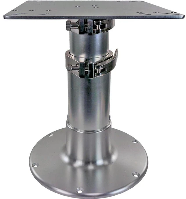 Main image of Springfield Pedestal - 3-Stage Table - 16"-30" - Brite Dip