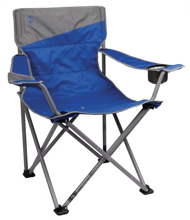 Main image of Coleman Big & Tall Quad Camping Chair - Blue