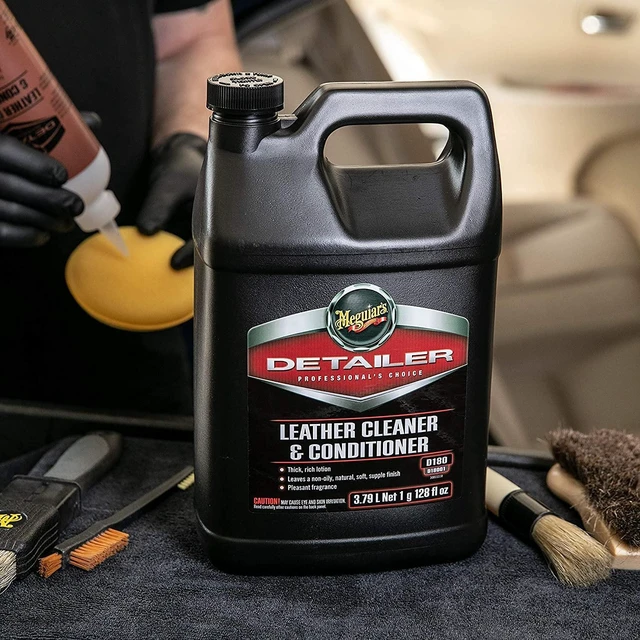 Alt view image 8 of 9 - Meguiars Leather Cleaner & Conditioner - Gallon