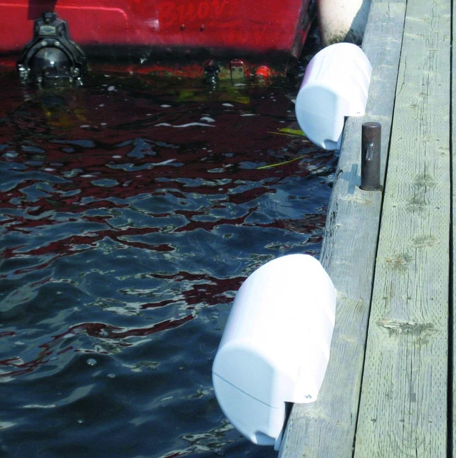 Alt view image 9 of 9 - DOCK EDGE DOLPHIN DOCKSIDE BUMPER 8.5 X 24 WHITE