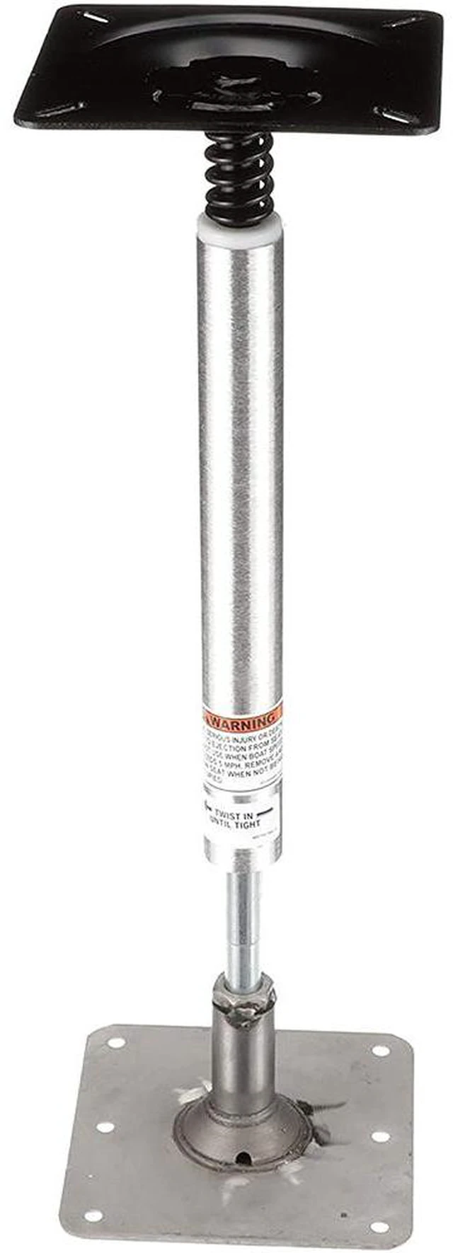 Alt view image 7 of 11 - ATTWOOD PEDESTAL KIT 13" POST 7" X 7" SS BASE PLATE THREADED