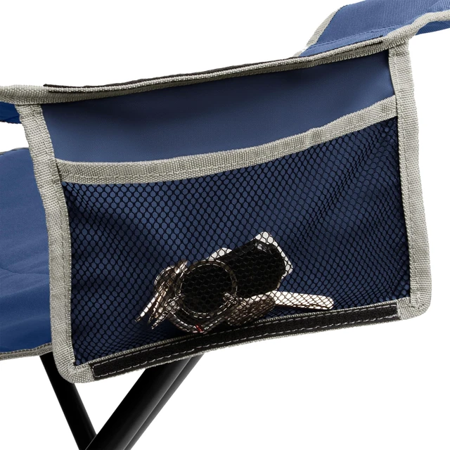 Alt view image 3 of 7 - Coleman Big & Tall Quad Camping Chair - Skyfall Blue