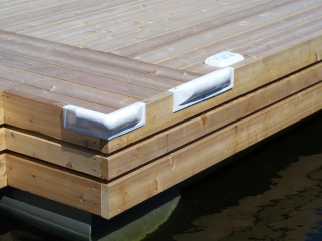 Alt view image 10 of 11 - Dock Edge Corner Dockguard - White Corner Dockguard