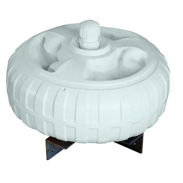 Alt view image 5 of 5 - DOCK EDGE INFLATABLE DOCK WHEEL 18" WHITE
