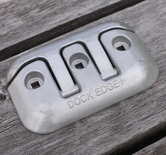 Alt view image 7 of 7 - DOCK EDGE FLIP UP DOCK CLEAT 8 POLISHED