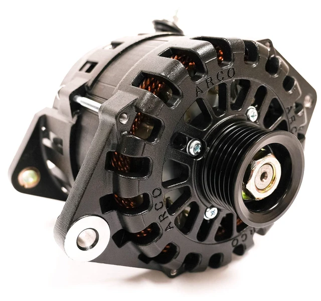 Alt view image 2 of 5 - ARCO Marine Zeus A275L Vortec Alternator w/Terminal Block