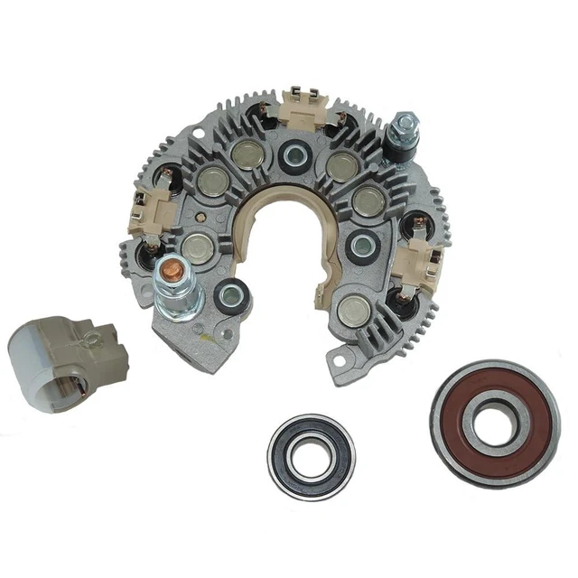 Alt view image 3 of 5 - Balmar Offshore Repair Kit AT Series 200AMP 12V Includes Bearings, Brushes, Rectifier