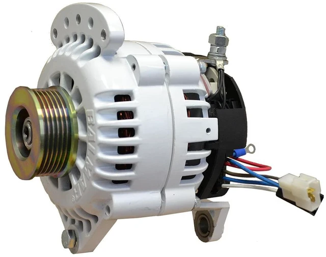 Main image of Balmar Alternator 150 AMP 12V 4" Dual Foot Saddle K6 Pulley w/Isolated Ground