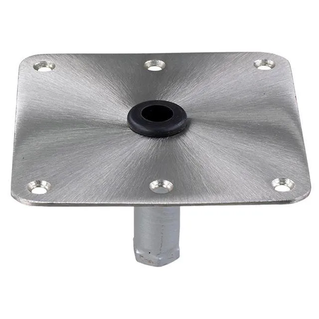 Alt view image 5 of 7 - Springfield KingPin&trade 7" x 7" Stainless Steel Square Base (Threaded)