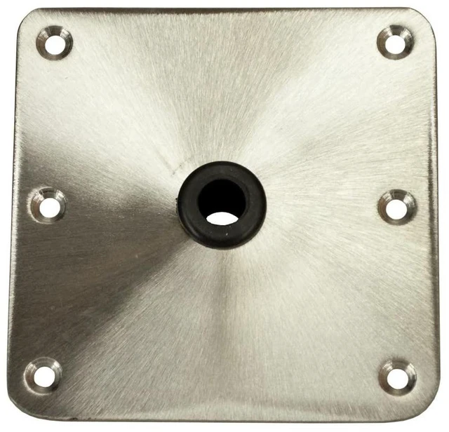 Alt view image 7 of 7 - Springfield KingPin&trade 7" x 7" Stainless Steel Square Base (Threaded)