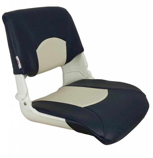 Alt view image 8 of 9 - SPRINGFIELD SKIPPER STANDARD SEAT FOLD DOWN WHITE/BLUE