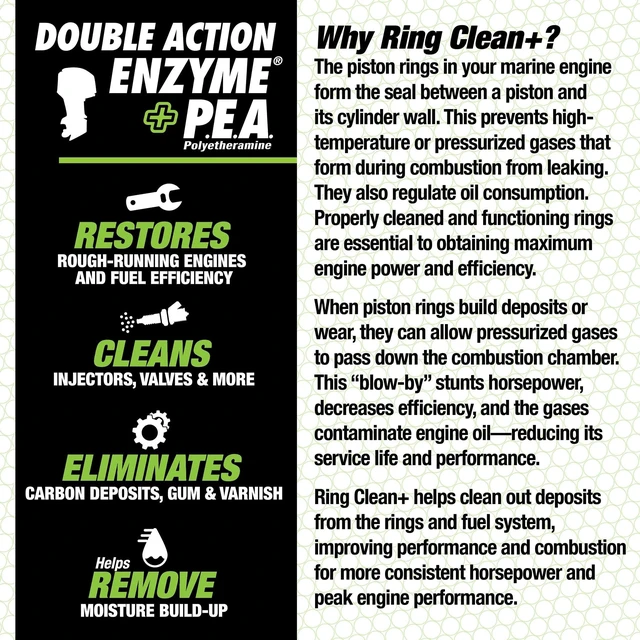 Alt view image 3 of 7 - Star brite Star-Tron Ring Clean+ Fuel Injector Cleaner - 8 oz